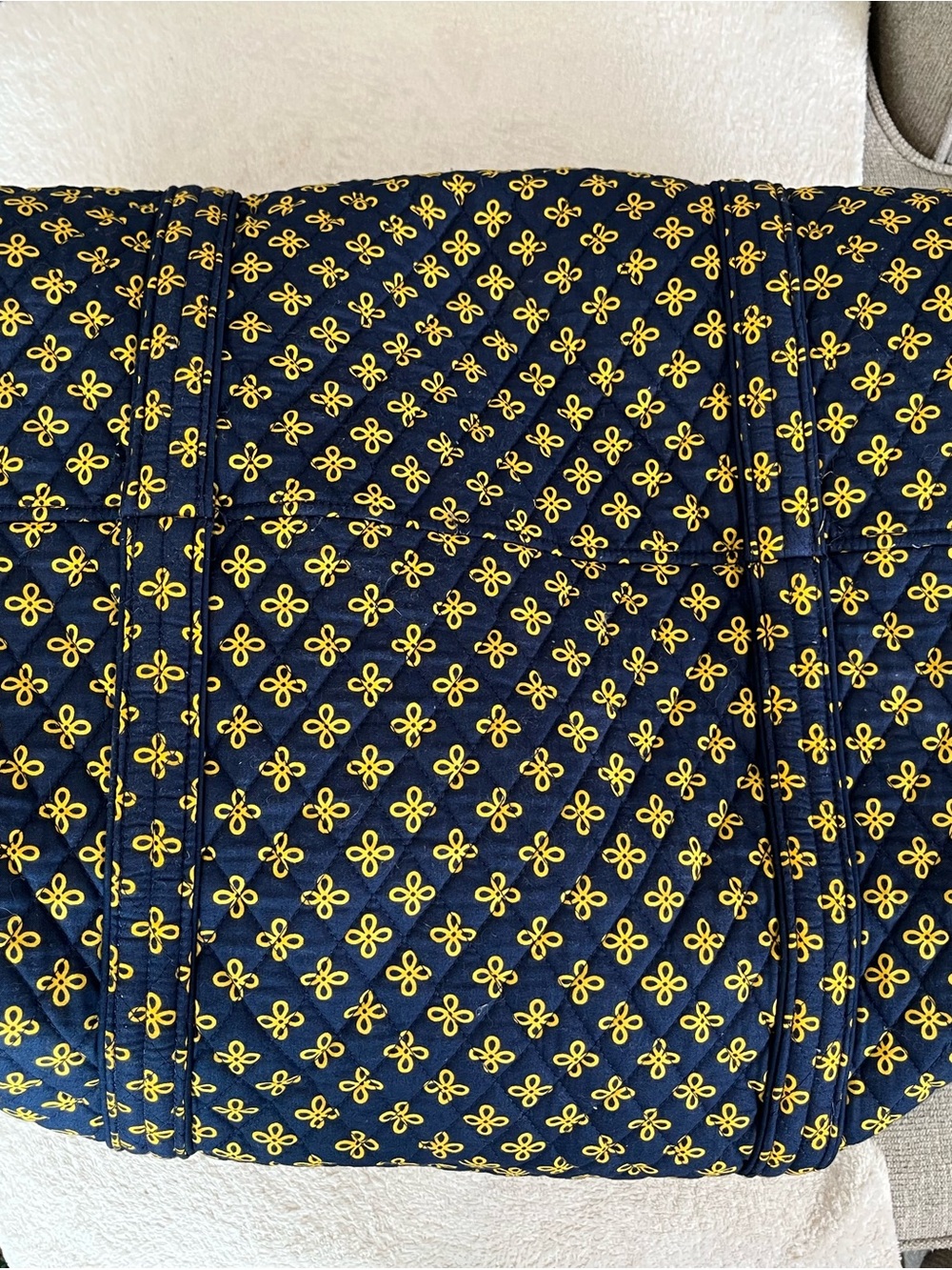 Vera Bradley US Navy Quilted Large Tote - Picture 3 of 7
